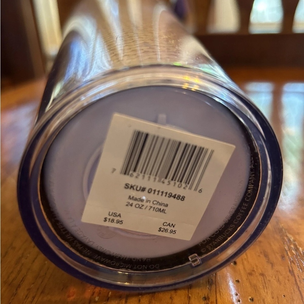 Starbucks Iridescent Sequin Tumbler with Straw - Picture 2 of 2